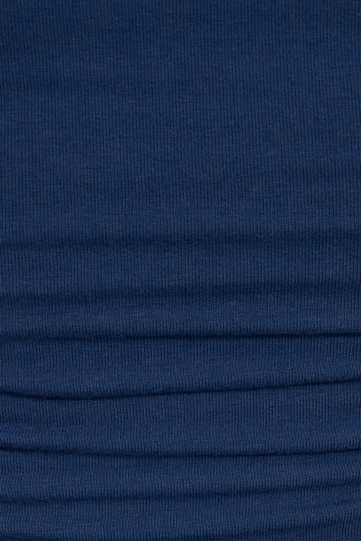 SuperSoft Ruched Back Top, Midnight Blue, large