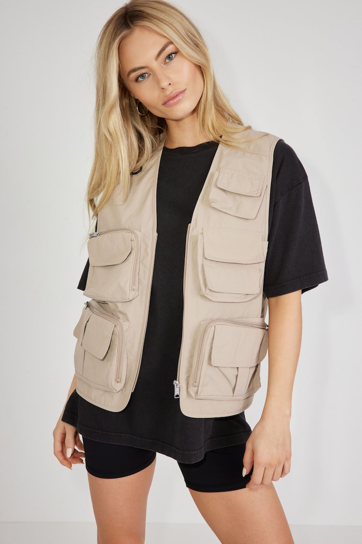 Oversized Utility Vest BROBEI | Garage