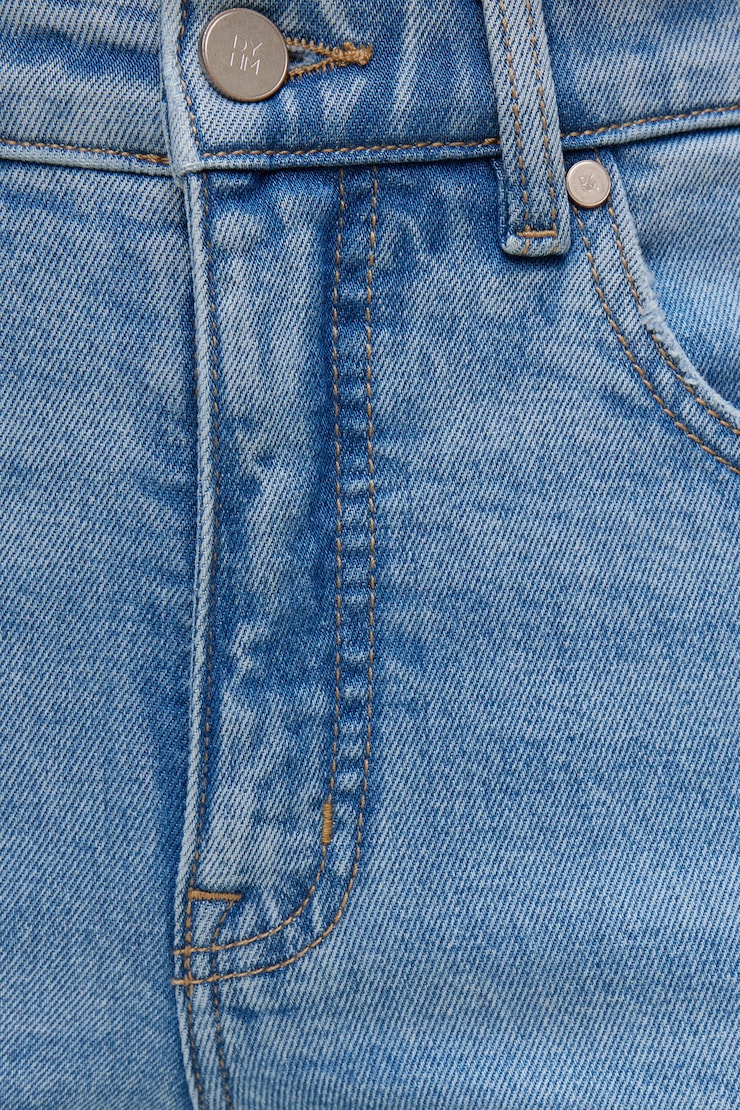 Jean extensible à taille haute et jambe ajustée Frenchie