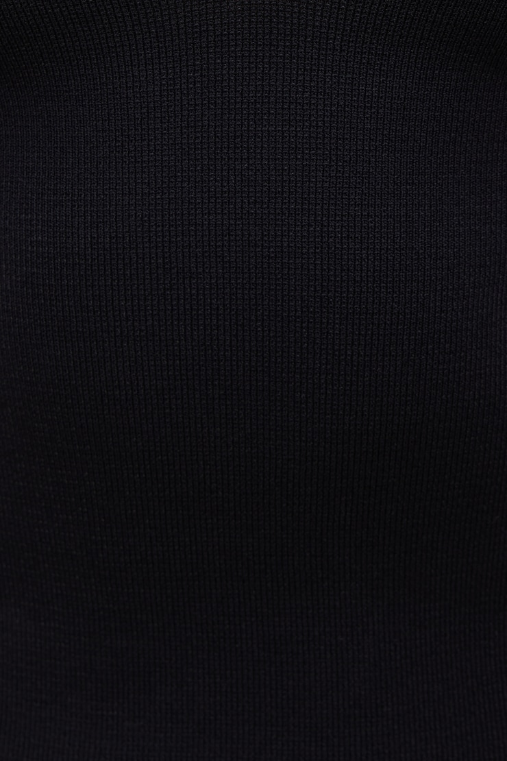 Scallop Trim Sweater Halter Top