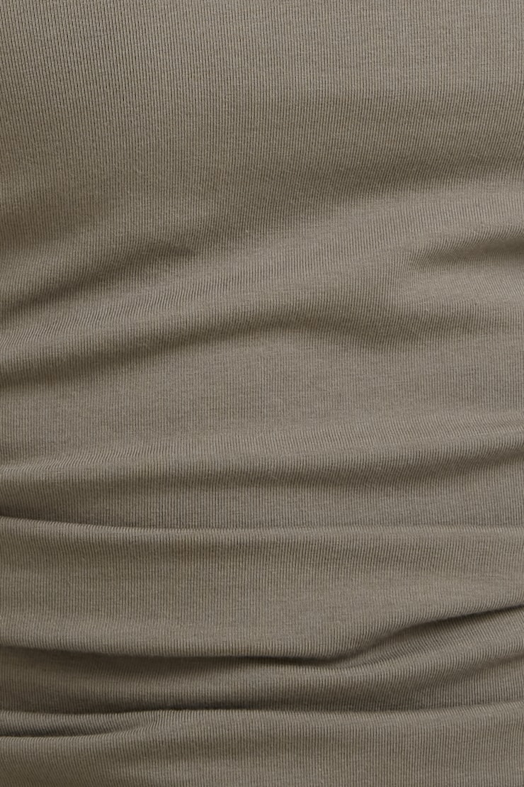 Katia Ruched Cotton Spandex Mini Dress