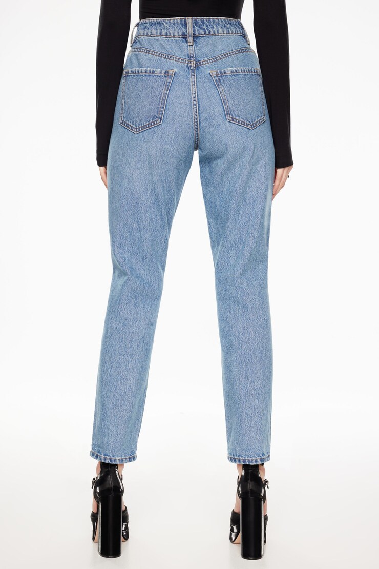 Claudia Mom Jeans Indigo Medium  large