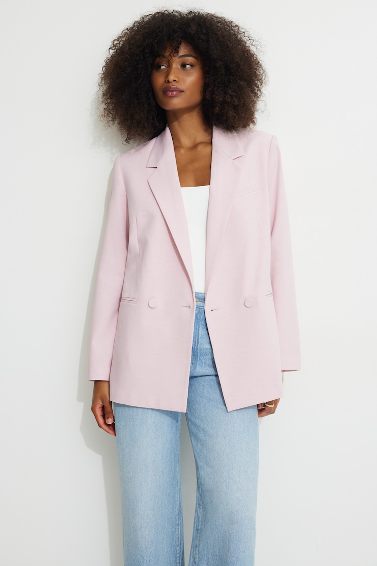 Veston ample Noa Rose lilas pâle large