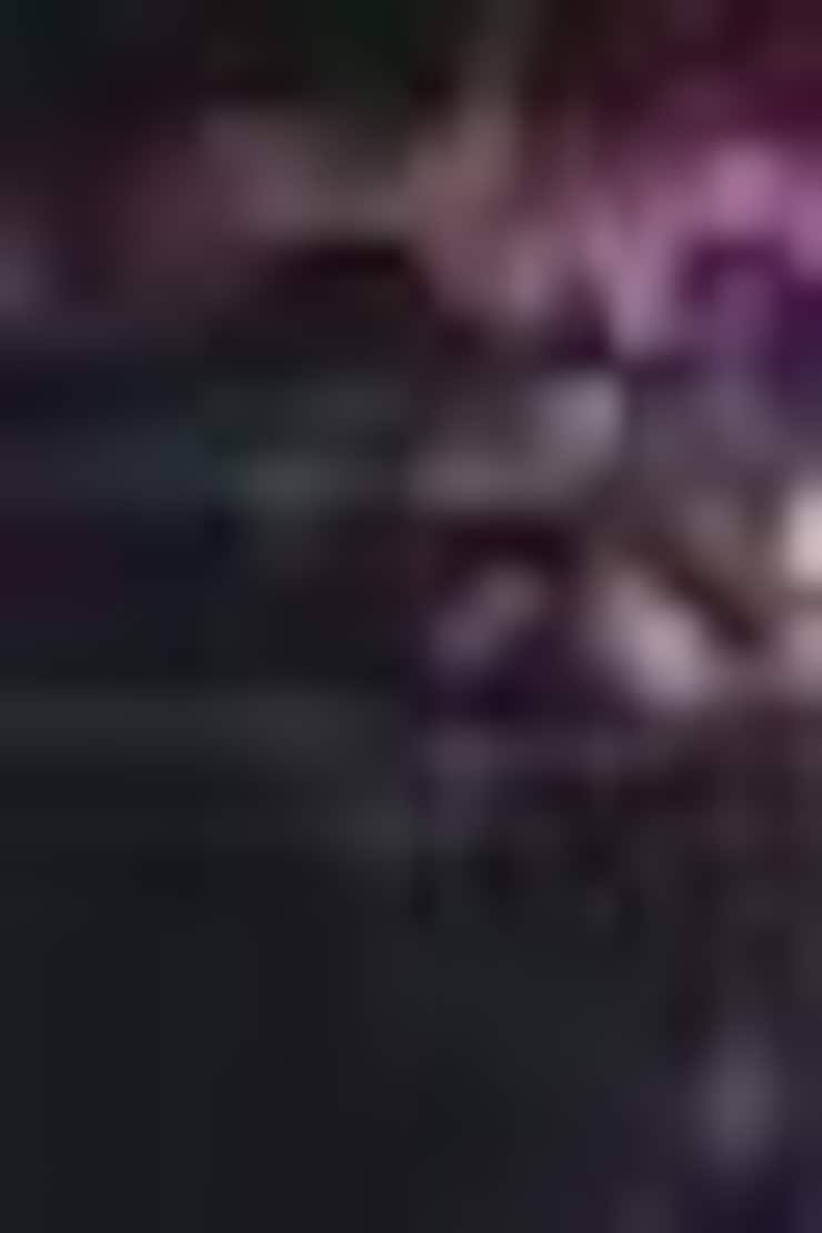 Robe maxi froncée en maille Serene