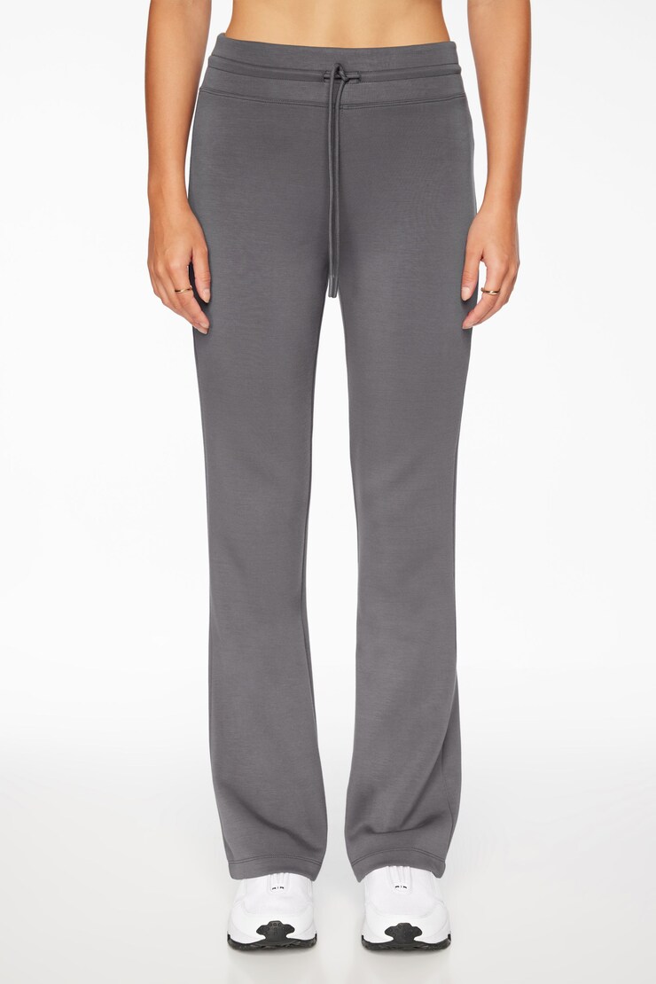 Anywear Scuba Flared Jogger Pants Charcoal Grey large