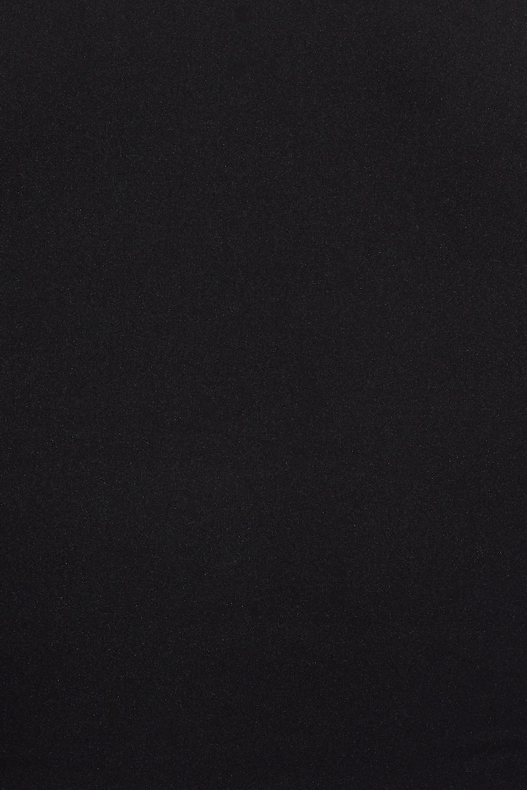 Sleek Short Sleeve Polo Top, Jet Black, large