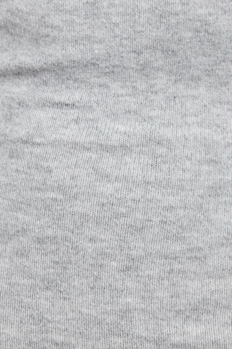 Scarlet Spongy Off Shoulder Dress, Light Grey Mix, large
