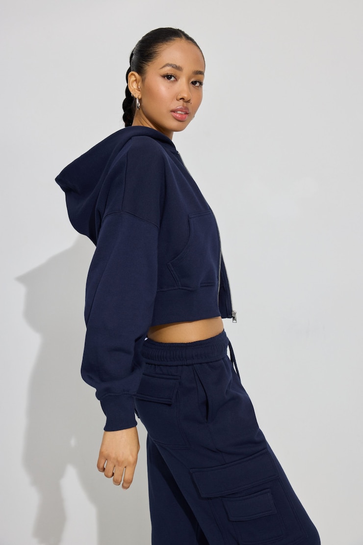 Cocoon Zippy Hoodie Navy | Garage