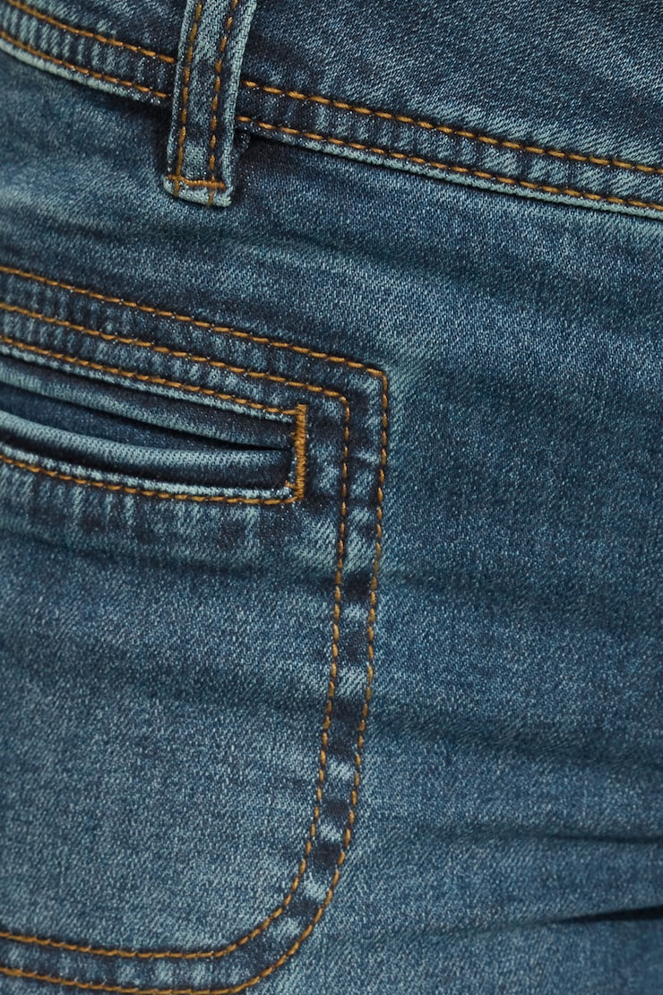 Low Rise Flare Jeans, Sadia Blue, large
