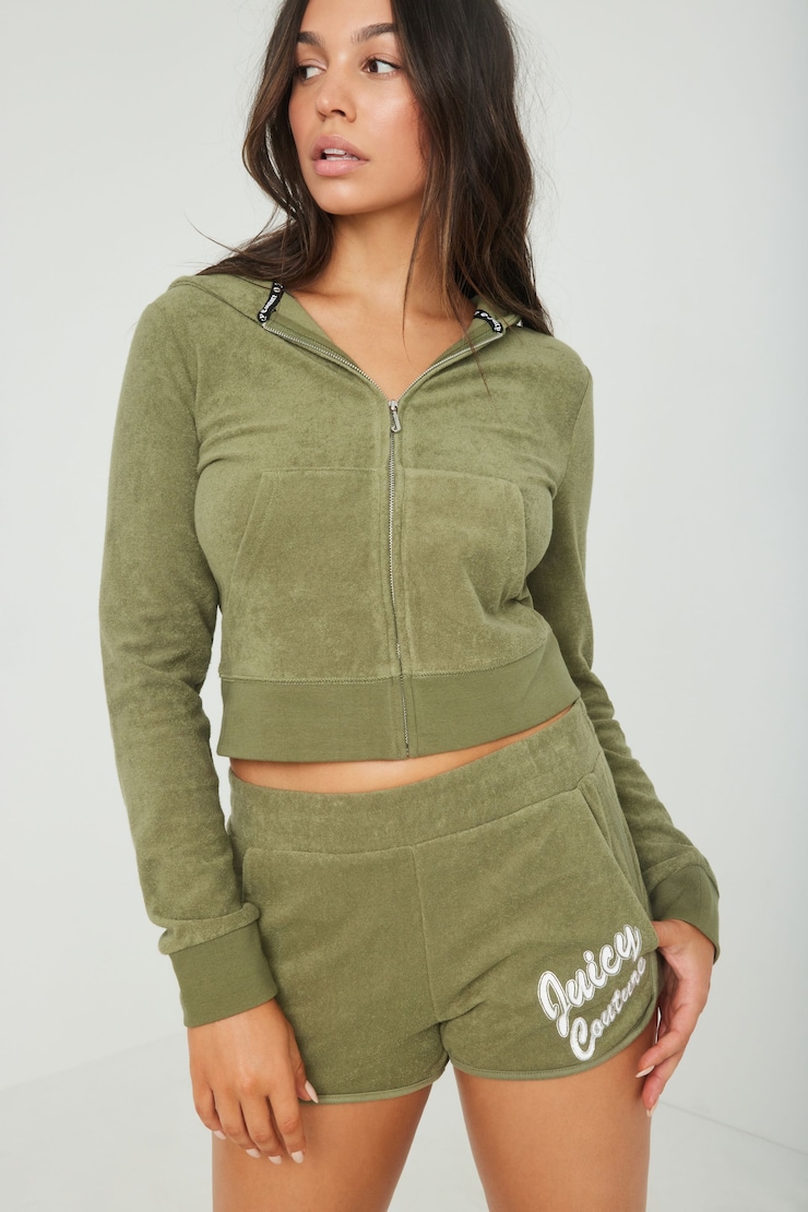 JUICY COUTURE Terry Emblem Shorts