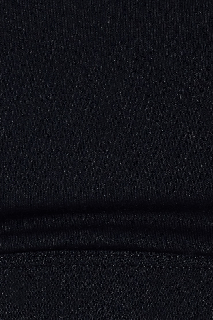 Active Micro Halter Top, Jet Black, large