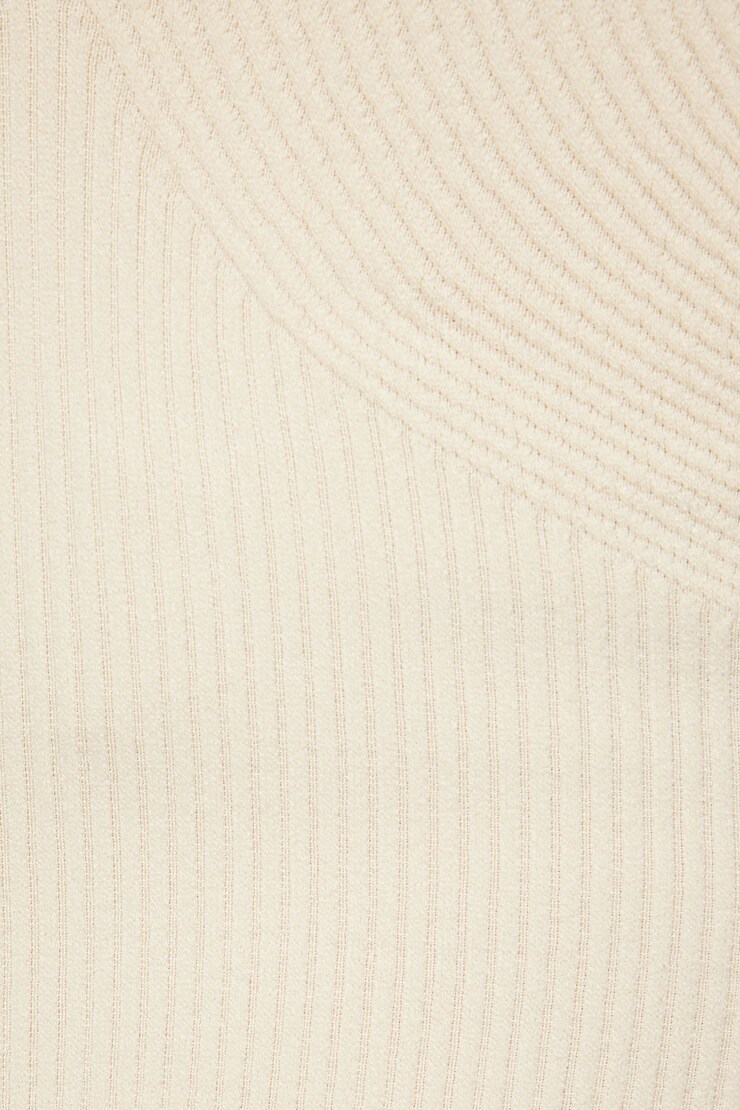Seamless V-Neck Bodysuit Rainy Day Beige large
