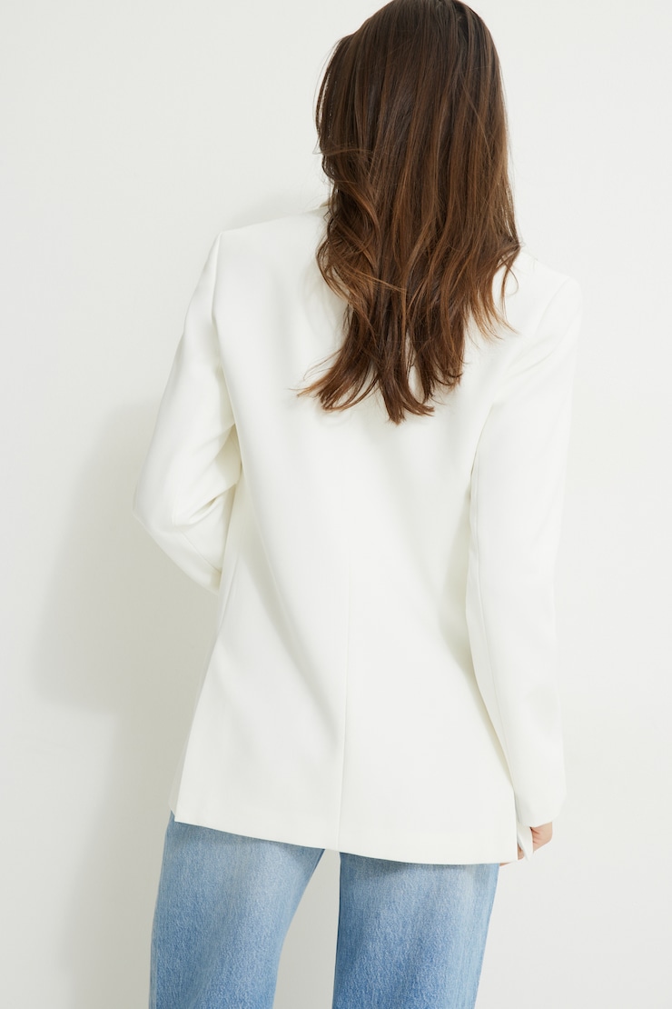 Noa Oversized Blazer Bright White large