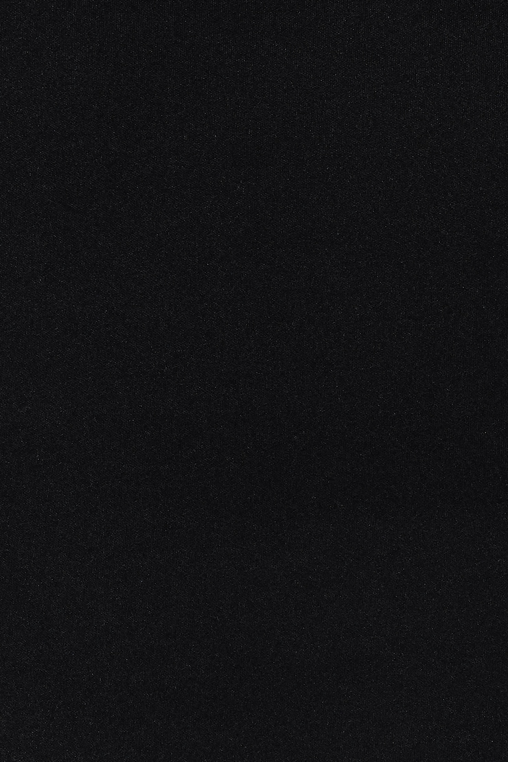 Sleek Plunge T-Shirt, Jet Black, large