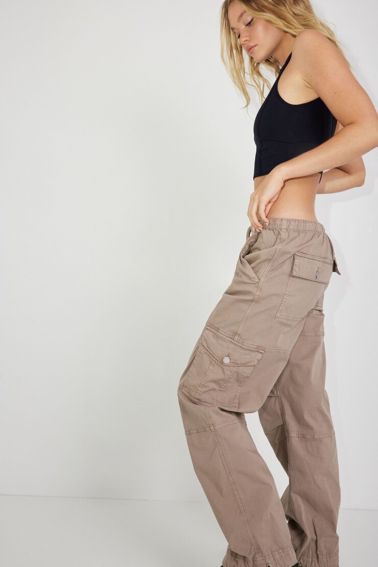 Tanner Tie Up Cargo Pant, Fungi , large
