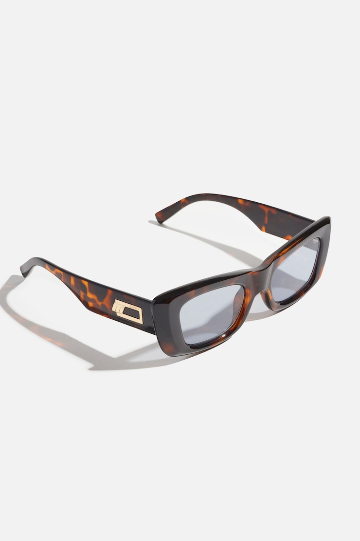 LE SPECS | Lunettes de soleil « Dopamine » Brun tortue large