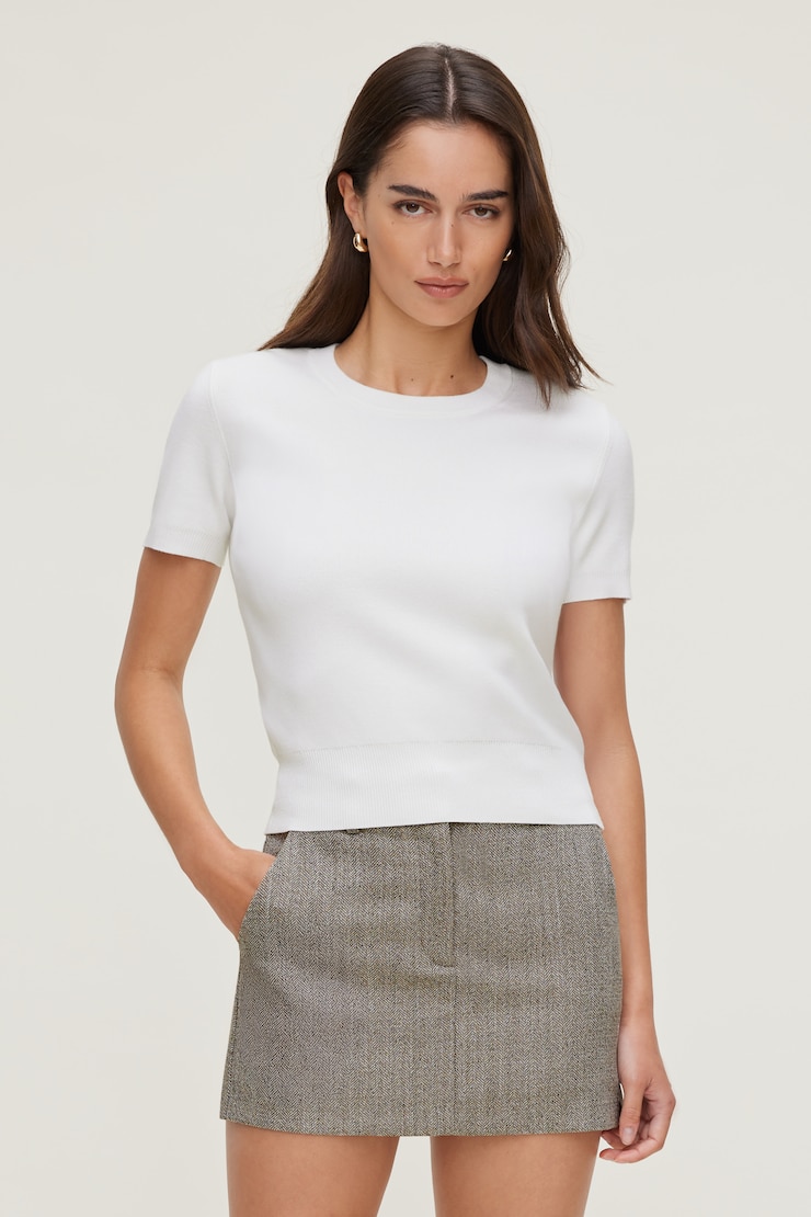 Clara Short Sleeve Sweater