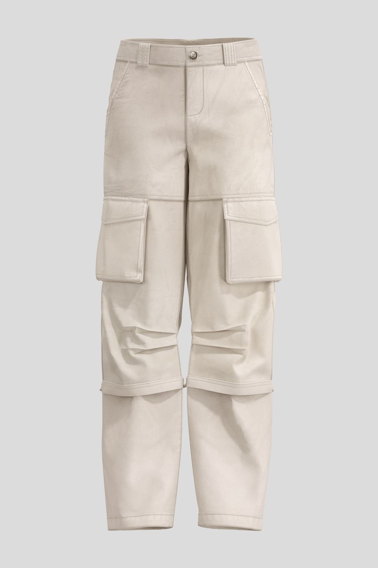 Remi Straight Cargo Pant, String Beige, large