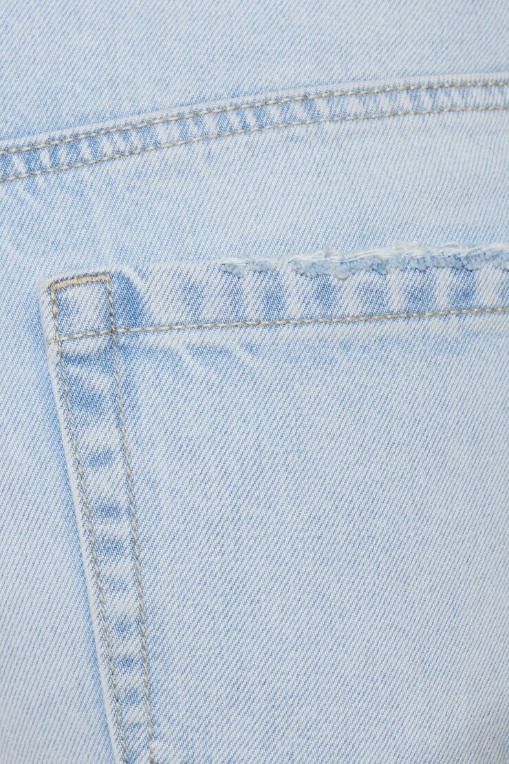 Vintage Cut-Off Denim Short, Evie Blue, large
