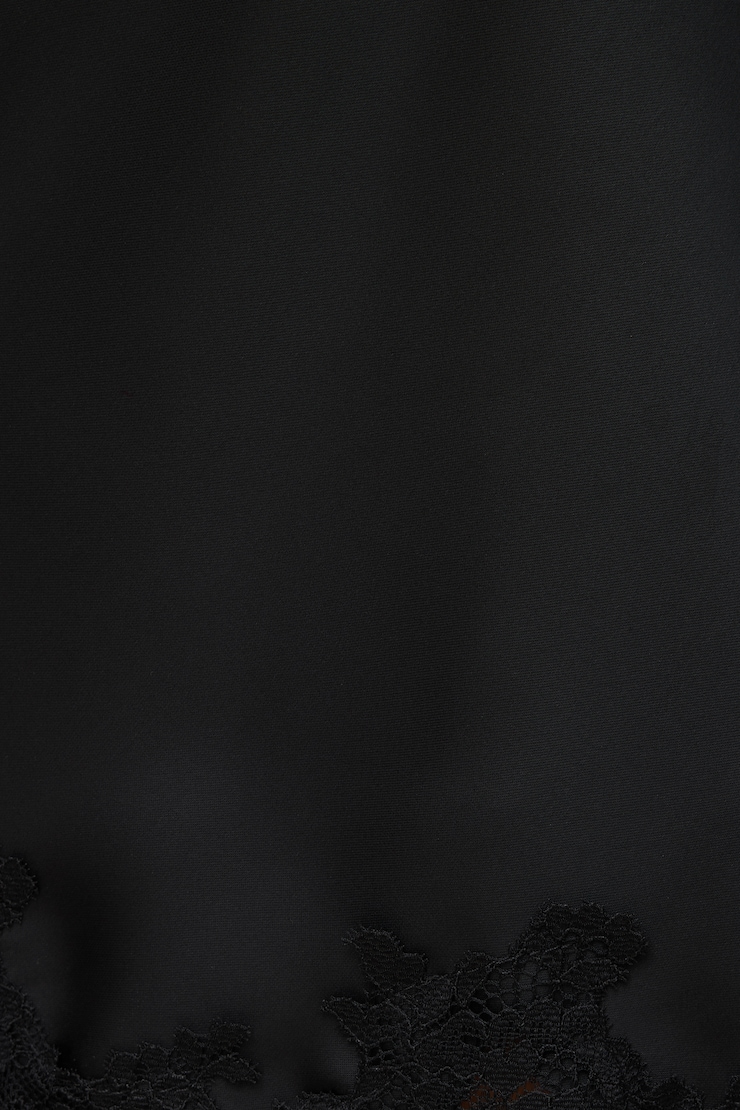 Minijupe en satin et dentelle Alli