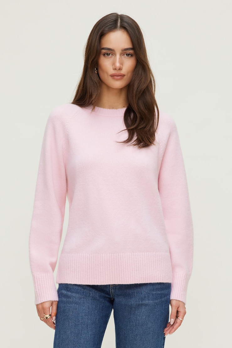 Rory Oversized Sweater Parfait Pink large