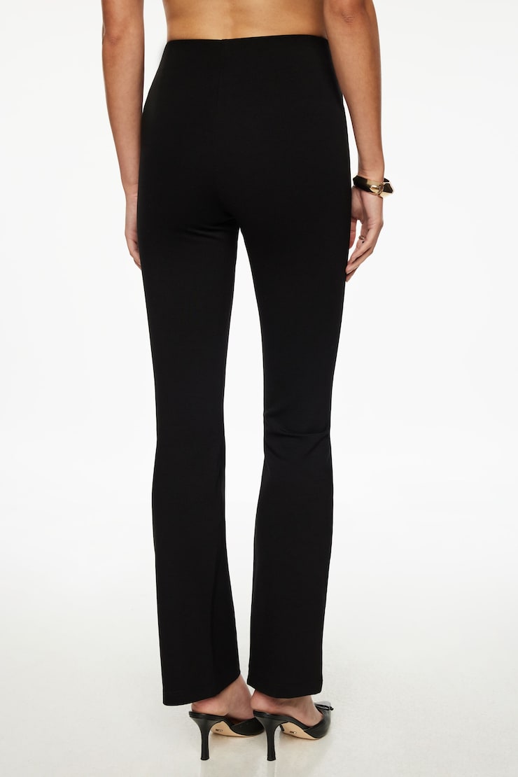 Straight Leg Pants Jet Black large
