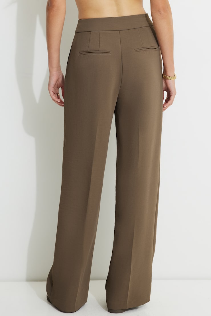 Yasmin Airflow Straight Leg Pants Wild Mushroom large
