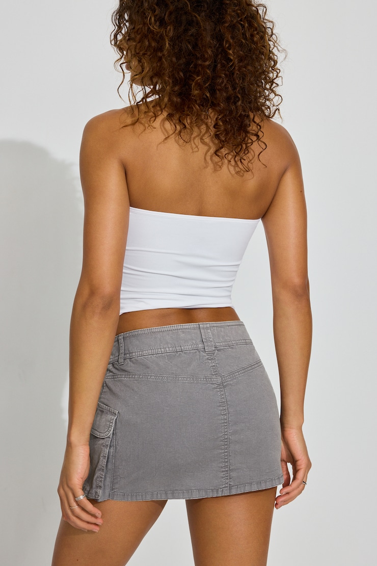 Jaden Cargo Skort, Charcoal Grey, large