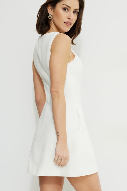 Audrie Linen Mini Dress Audrie Linen Mini Dress