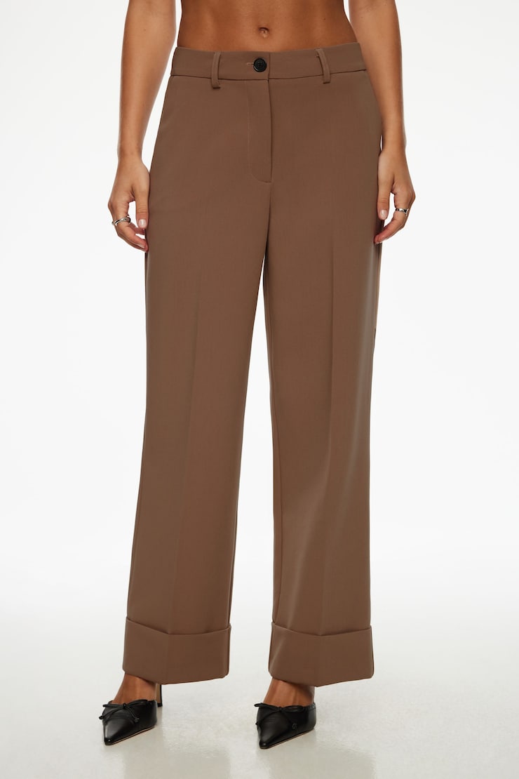 Max Cuffed Ankle Pants Birthday Suit large