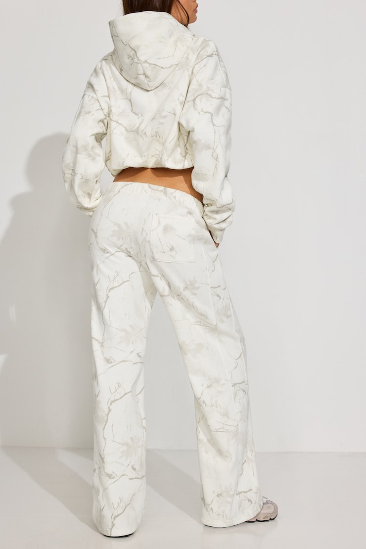 UltraFleece Straight Leg Sweatpants, Winter Camo, large