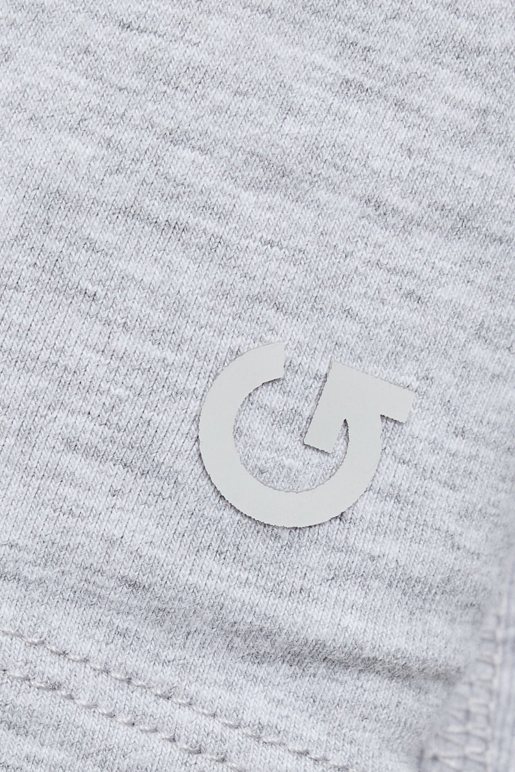 SoftActive Square Neck Romper, Moonstone Grey Mix, large