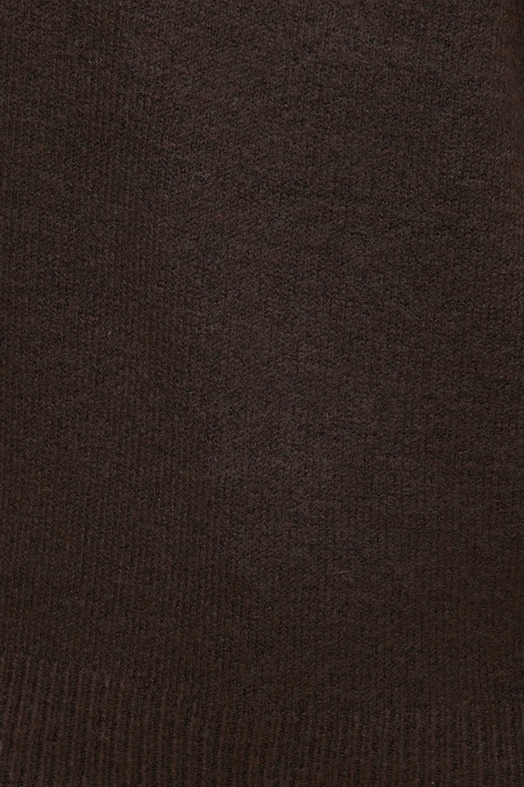 Lola Off Shoulder Sweater Java Brown large