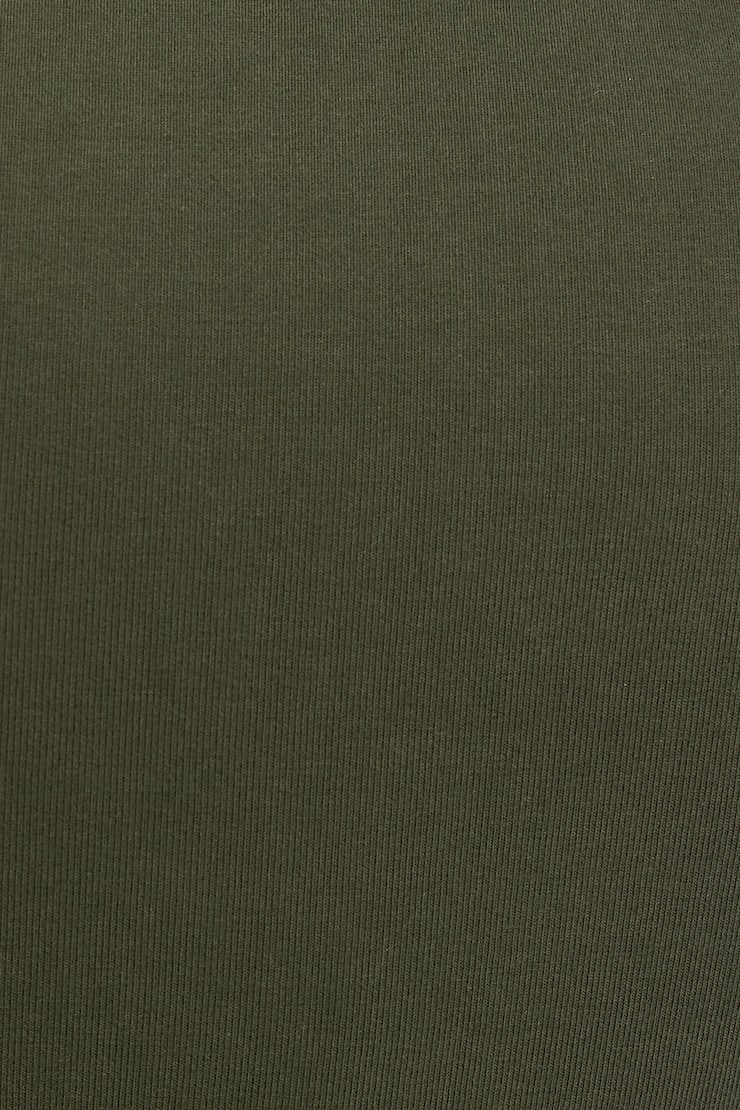 SuperSoft Crewneck Cropped T-Shirt, Martini Green, large