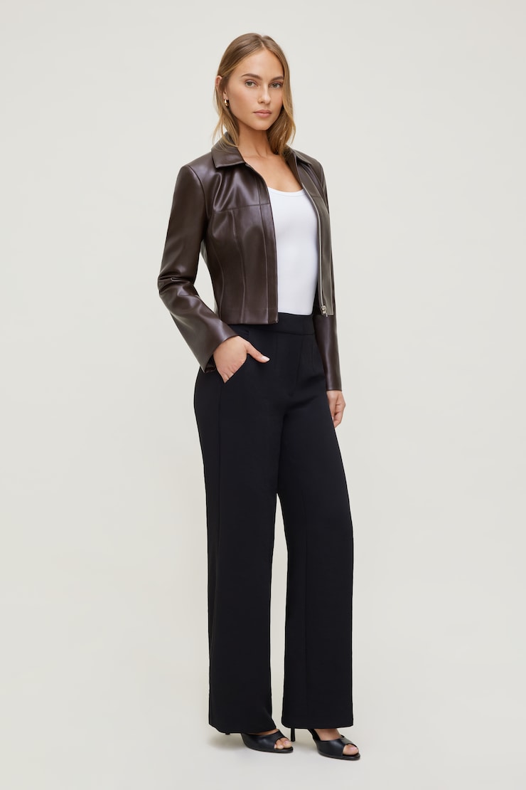 Yasmin Airflow Straight Leg Pants Jet Black large
