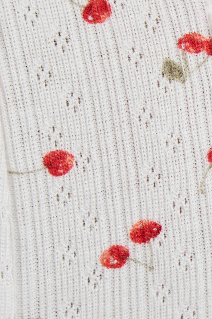 Pointelle V-Neck Cami Top