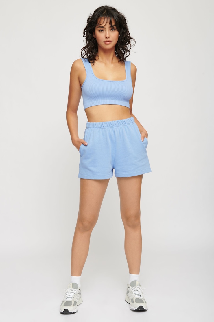 Valley French Terry Boxer Shorts Hydrangea Blue large