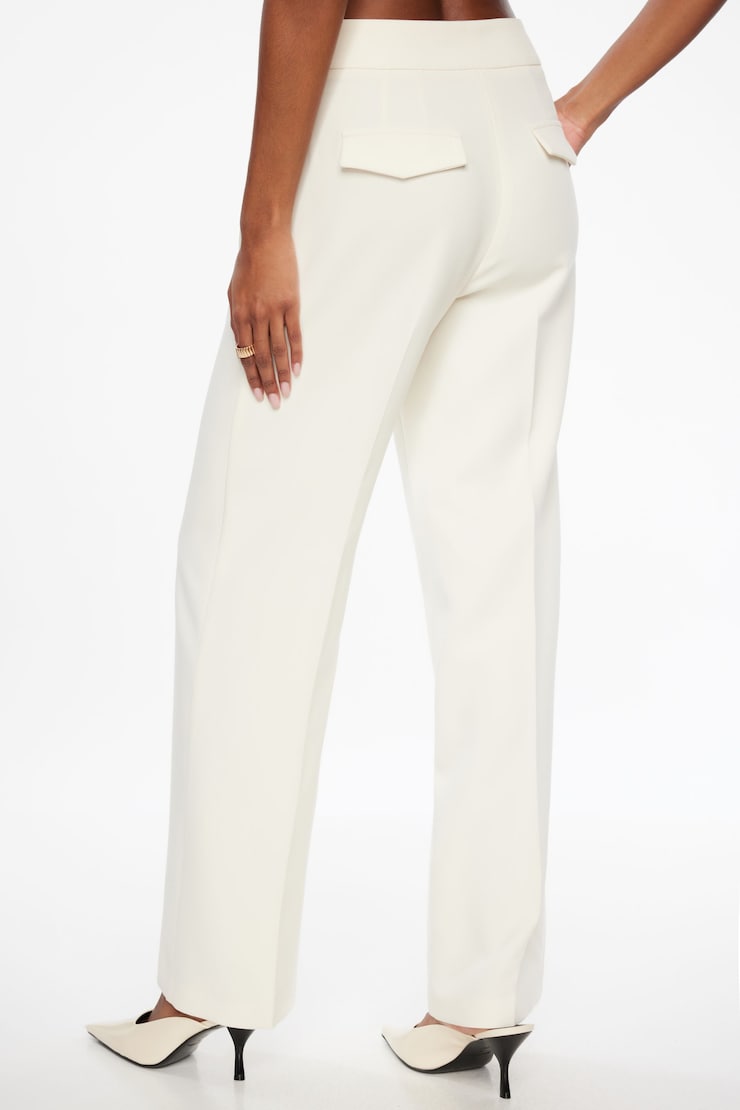 Yasmin Straight Leg Pants Sea Salt Off-White large