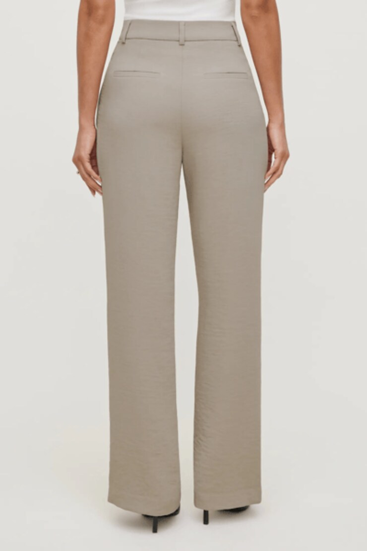 Alex Airflow Wide Leg Pants Pebblestone Grey large
