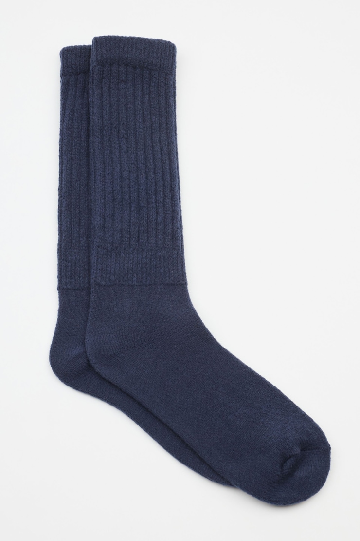 Scrunch Cloud Sock, Mariana Blue, large