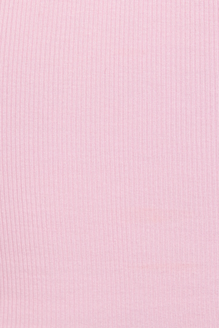 Crossover Long Sleeve Top, Parfait Pink, large