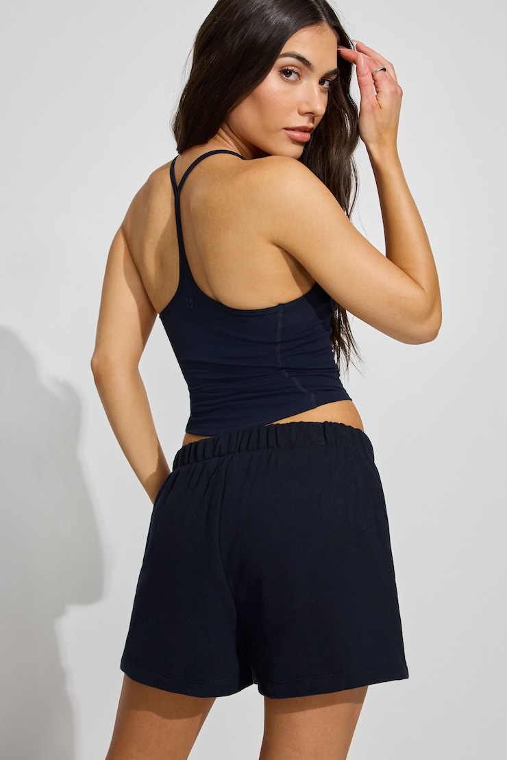 SoftTerry High Rise '80s Shorts, Mariana Blue, large