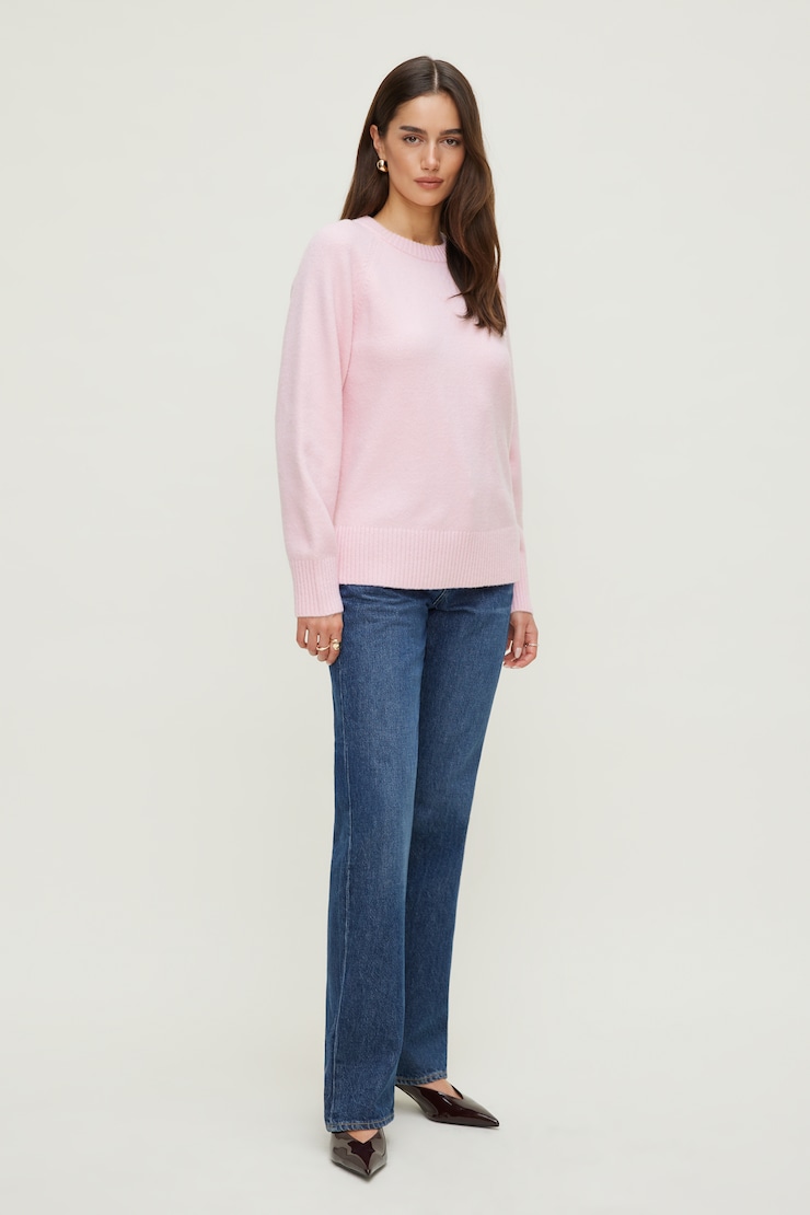 Rory Oversized Sweater Parfait Pink large