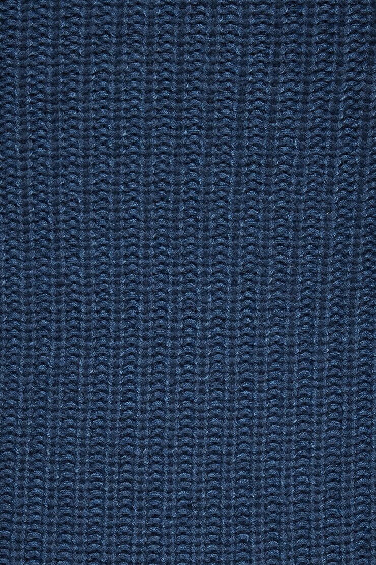 Scoop Neck Knit Mini Dress Sargasso Sea large