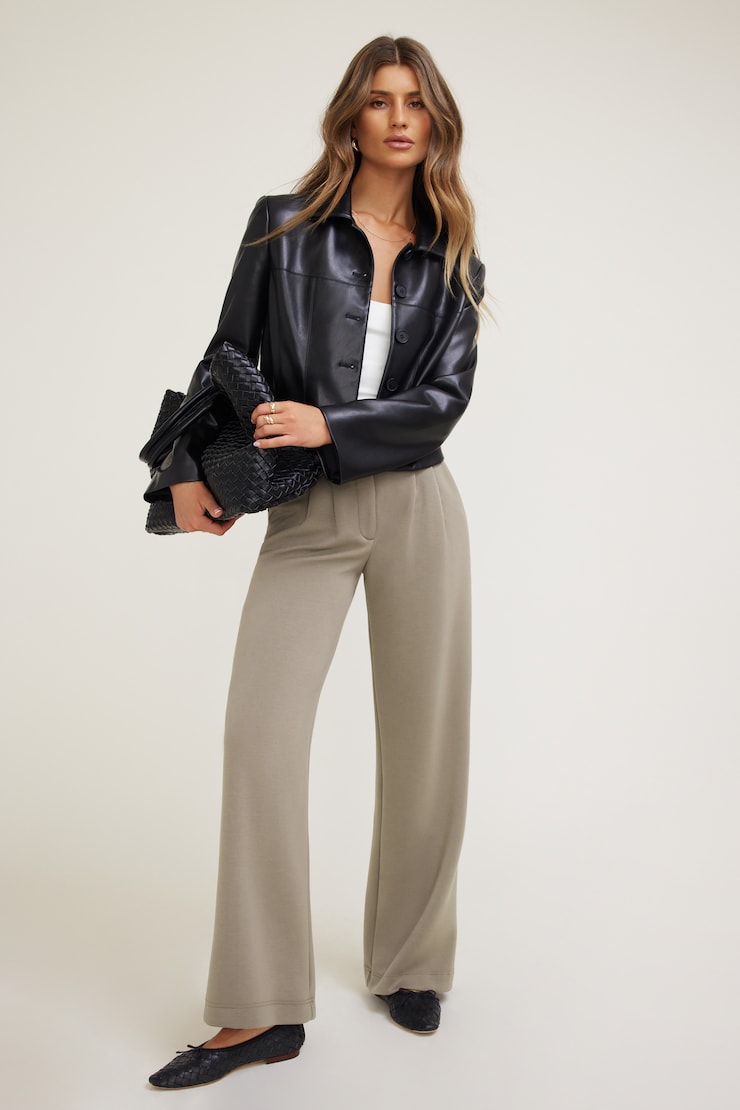 Alex Anywear Wide Leg Pants Desert Taupe large