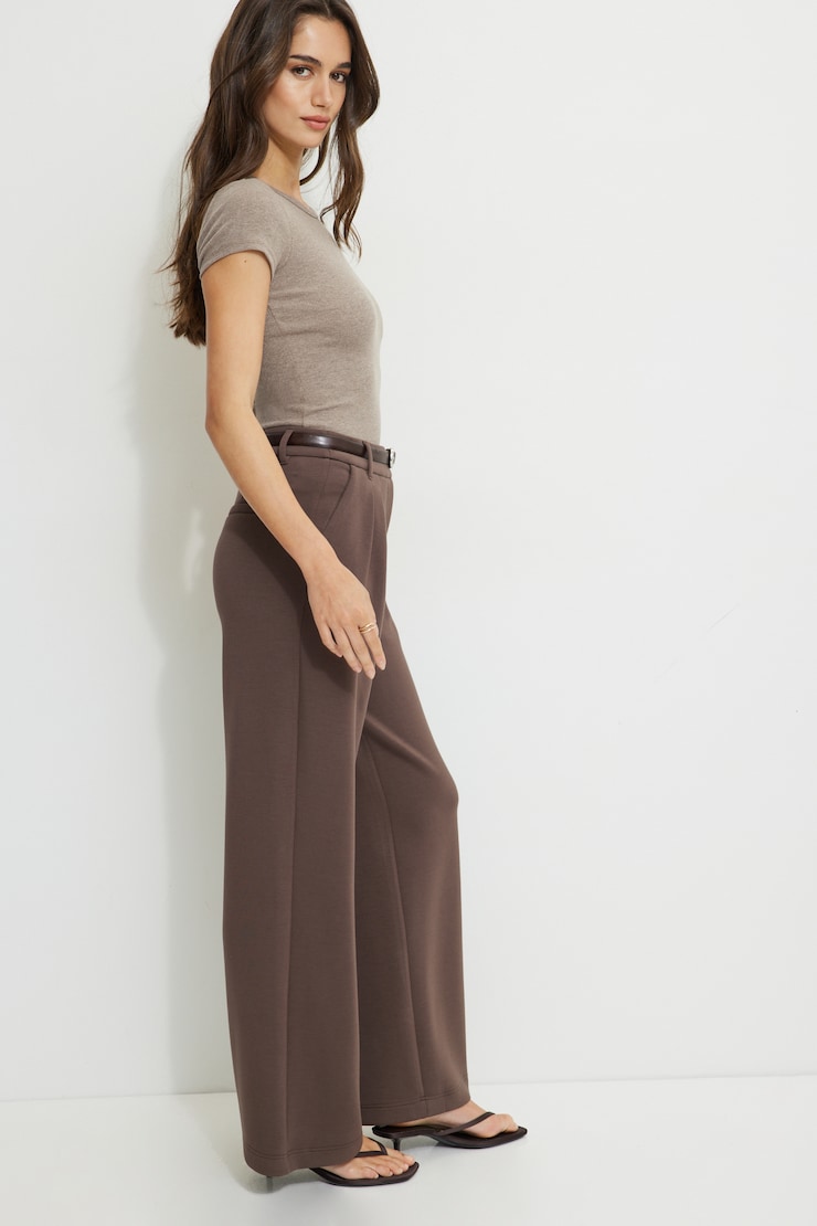 Alex Anywear Wide Leg Pants Truffle Brownie large