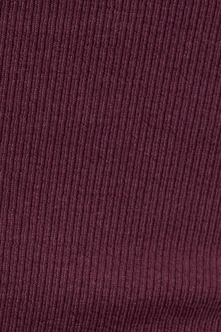 Ribbed Scoop Cami Top, Fig Fantasy Maroon, large