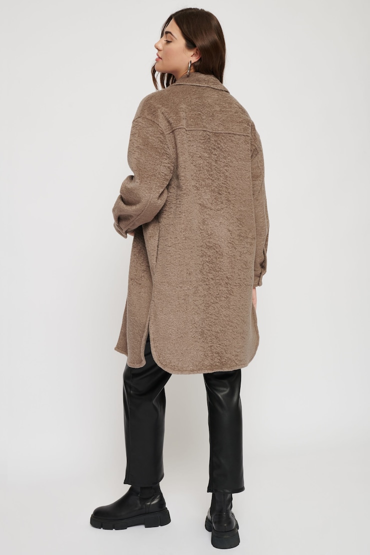 Dallas Long Sherpa Shacket