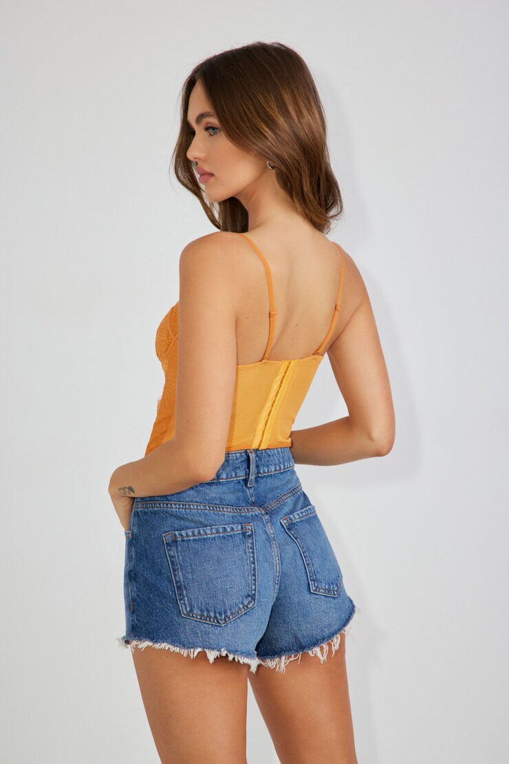 Denim Festival Short, Amelia Blue, large