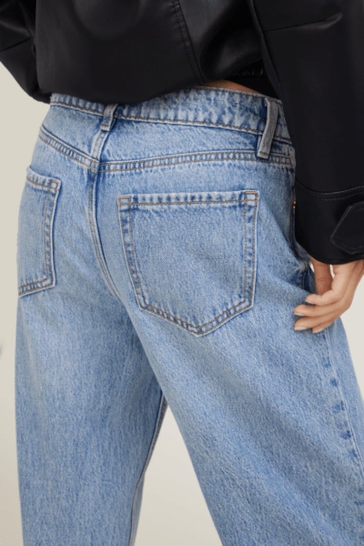 Mika Mid Rise Relaxed Straight Leg Jeans